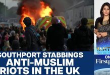 Riots break out in UK’s Southport after 3 Children killed in Stabbing, 31 July 2024