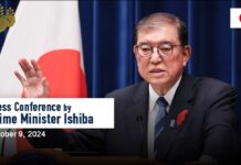 Press Conference by Prime Minister Ishiba, 9 October 2024