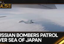 Russian Bombers Patrol Over Sea of Japan, 22 October 2024