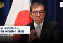 Press Conference by Prime Minister Ishiba, 11 November 2024