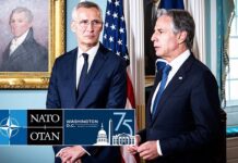 NATO Secretary General with US Secretary of State Antony J. Blinken, 9 July 2024