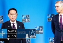 NATO Secretary General with the Prime Minister of Japan Fumio Kishida, 11 July 2024