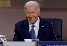 Biden hosts Ukraine Compact event with allies and partner countries at NATO summit, 11 July 2024