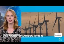 Clean energy transition: Wind power overtakes coal in US, 9 July 2024