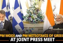 PM Modi and PM Mitsotakis of Greece at joint press meet, 21 February 2024