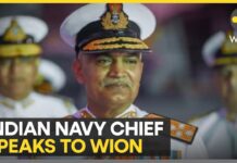 On board INS Vikrant, Indian Navy Chief R. Hari Kumar speaks to WION, 7 March 2024