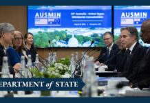 Secretary Blinken participates in the Australia-U.S. Ministerial Consultations (AUSMIN), 6 August 2024