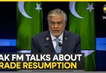 Pakistani FM Ishaq Dar talks about trade resumption with India, 24 March 2024