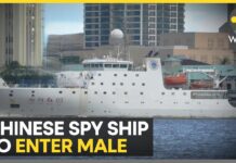 Chinese spy ship to enter Male seaport, Indian Navy keeps a watch, 8 February 2024