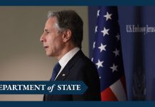 Secretary Blinken delivers remarks to the press in Tel Aviv, 19 August 2024