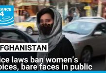Afghanistan’s Taliban publish vice laws that ban women’s voices and bare faces in public, 27 August 2024