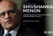 Owen Harries Lecture: India’s role in Asia’s changing geopolitics, 4 October 2024