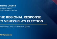 The regional response to Venezuela’s election, 31 July 2024