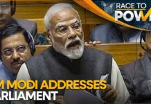 PM Modi lashes out at opposition in closing address, 5 February 2024