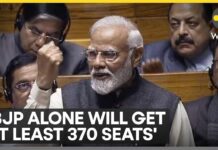 India: BJP alone will get at least 370 seats and NDA will cross 400-seat mark says PM Modi, 6 February 2024
