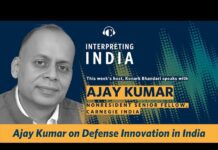 Ajay Kumar on Defense Innovation in India, 19 Marc h 2024