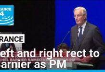 ‘Election has been stolen’: Far left and right react to Barnier as PM, 5 September 2024