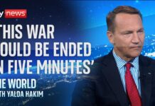 ‘This war could be ended in five minutes by Russia’ – Poland’s foreign minister, 11 September 2024