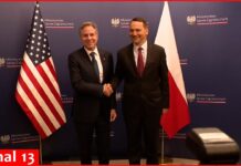US Sec. of State Blinken meets with Polish Foreign Minister Radosław Sikorski, 12 September 2023