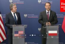Blinken, Polish FM Radosław Sikorski Discuss Ukraine, NATO at Press Briefing In Warsaw, 12 September 2024