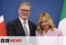 UK and Italy leaders Starmer and Meloni meet to discuss migration, 16 September 2024