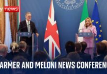 Prime Minister Sir Keir Starmer news conference with PM Giorgia Meloni.16 September 2024