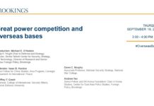 Great power competition and overseas bases, 19 September 2024