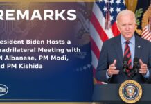 President Biden Hosts a Quadrilateral Meeting with PM Albanese, PM Modi, and PM Kishida, 21 September 2024