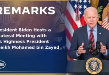 President Biden Hosts a Bilateral Meeting with His Highness President Sheikh Mohamed bin Zayed, 23 September 2024