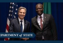 Secretary Blinken met with South African Minister Ronald Lamola, 27 September 2027