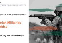 Foreign Militaries in Africa, 26 September 2024