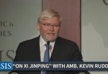 «On Xi Jinping» with Ambassador Kevin Rudd, 21 October 2024