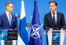 NATO Secretary General with the President of Finland Alexander Stubb, 8 October 2024