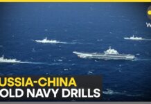 Russia and China Stage Military Exercises In Pacific Waters, 14 October 2024