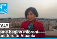 Italy begins migrant transfers to Albania with first group of 16, 15 October 2024