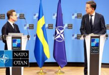 NATO Secretary General with Prime Minister of Sweden, Ulf Kristersson, 16 October 2024