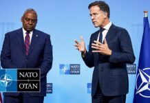 NATO Secretary General with 🇺🇸 US Secretary of Defense Lloyd J. Austin III, 17 October 2024