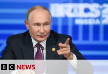 President Vladimir Putin says NATO expansion ‘violates’ Russian security, 24 October 2024