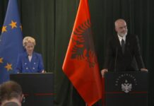 European Commission President Ursula von der LEYEN Western Balkans tour (Albania), 23 October 2024
