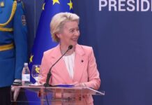 European Commission President Ursula von der LEYEN Western Balkans tour (Serbia), 25 October 2024