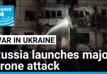 Russia launches major drone attack on Ukraine, 3 October 2024