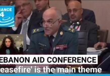 ‘Ceasefire’ is the main theme of Lebanon aid conference hosted in Paris, 24 October 2024