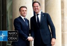 NATO Secretary General with the President of France, Emmanuel Macron, 12 November 2024