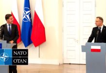 NATO Secretary General with the President of Poland Andrzej Duda, 13 November 2024