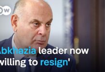 Leader of Georgian breakaway region will resign if protesters go away,16 November 2024