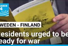 Sweden, Finland urge residents to be ready for war, 20 November 2024