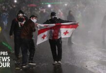 Thousands protest in Georgia after government suspends EU bid, 30 November 2024
