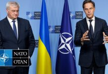 NATO Secretary General with the Minister of Foreign Affairs of Ukraine Andrii Sybiha, 3 December 2024