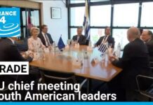 EU chief meeting South American leaders to try to close trade deal, 6 December 2024