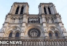 Reopening ceremony for Notre Dame Cathedral in Paris,7 December 2024